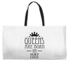 queens are born in may (2) Weekender Totes