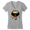 music duck Women's V-Neck T-Shirt