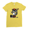 oh no Ladies Fitted T-Shirt