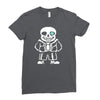undertale sans Ladies Fitted T-Shirt