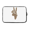 peace to africa Laptop sleeve