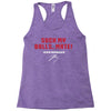 Suck my balls mate Racerback Tank