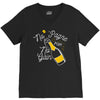 no 'pagne no gain V-Neck Tee