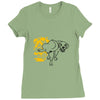 make your mark dog Ladies Fitted T-Shirt