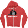party animal Zipper Hoodie
