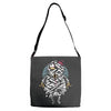 mummy invasion Adjustable Strap Totes
