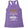Gemini Hated By Many Wanted By Plenty Disliked By Some Confronted By N Racerback Tank