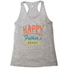 happy father's day Racerback Tank