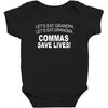 commassavenavy Baby Bodysuit