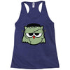 monster owls   frankenstein Racerback Tank