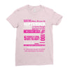 quens are born in september Ladies Fitted T-Shirt