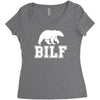 bilf, bear i'd like to Women's Triblend Scoop T-shirt