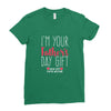 I'm Your Father's Day Gift Mom Says You're Welcome Ladies Fitted T-Shirt
