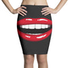 lips red Pencil Skirts