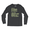 10 kinds of people binary Long Sleeve Shirts