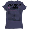 March Girl Facts Pisces Ladies Fitted T-Shirt