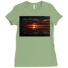 Florida Sunset Ladies Fitted T-Shirt