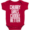 chubby girls cuddle better Baby Bodysuit