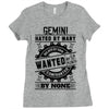 Gemini Hated By Many Wanted By Plenty Ladies Fitted T-Shirt