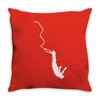 bungeejumping bungeespringen fun sport hobby freizeit extremsport Throw Pillow