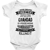 Super Cool Grandad Of A Freaking Awesome Granddaughter Baby Onesie