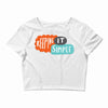 it simple Crop Top
