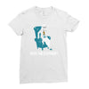 why so british Ladies Fitted T-Shirt