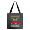 santa only comes once a year dad is always here to cheer Tote Bags