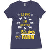 life is better1 Ladies Fitted T-Shirt