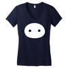 big hero 6 baymax head eyes Women's V-Neck T-Shirt