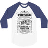 Vintage Aged To Perfection 1954 3/4 Sleeve Shirt