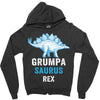grumpa saurus rex Zipper Hoodie
