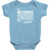 The Notorious, Undisputed World Champion Baby Onesie