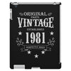 original parts vintage established 1981 perfectly aged iPad 3 and 4 Case