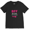 she thinks i'm crazy V-Neck Tee