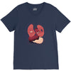 heart attack V-Neck Tee