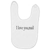 i love you mail Baby Bibs