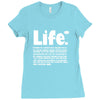 life  available for a limited time only Ladies Fitted T-Shirt
