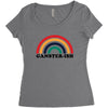 Ganster ish Women's Triblend Scoop T-shirt