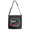 star spangled hammered Adjustable Strap Totes