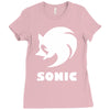 sonic uomo donna bambino sega videogames Ladies Fitted T-Shirt