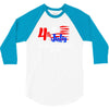 happy independence day the united states 3/4 Sleeve Shirt