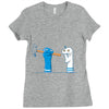 bad sock puppet Ladies Fitted T-Shirt
