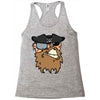 pirates face Racerback Tank