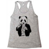 gangster panda Racerback Tank