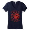mother of dragons Women's V-Neck T-Shirt