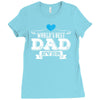World's Best Dad Ever Ladies Fitted T-Shirt
