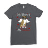 my boxer is my valentine1 Ladies Fitted T-Shirt