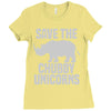 save the chubby unicorns (2) Ladies Fitted T-Shirt