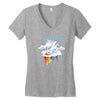 rainblows Women's V-Neck T-Shirt